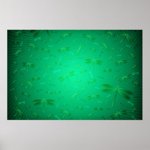 Poster All is Full of Dragonflies