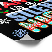 Poster All Mama Wants Is A Silent Night Funny Mom Christm (Coin)