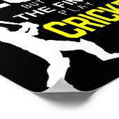 Poster All Men Are Created Equal But Finest Play Cricket  (Coin)