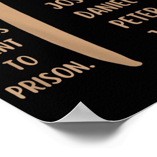 Poster All My Role Models Went To Prison - Jesus ...(on B (Coin)