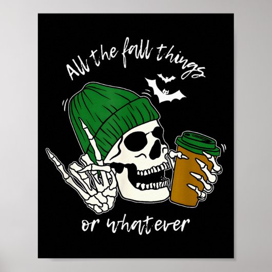 Poster All The Fall Things Or Whatever, Western Autumn Vi (Devant)