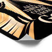 Poster All Things Come From God Christian Worship Unity  (Coin)