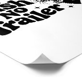 Poster All Trash No Trailer Redneck Ironic Ossum Quote Gi (Coin)