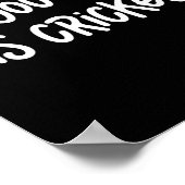 Poster All You Need Is Cricket  (Coin)