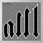 Poster Allah (Devant)