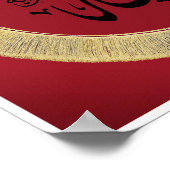 Poster Allah en calligraphie arabe