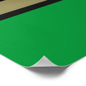 Poster Allah (s.w.t.) - calligraphie (Coin)