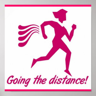POSTER ALLANT L'AFFICHE DE DISTANCE