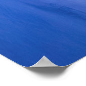 Poster Allée bleue de la ville (Coin)