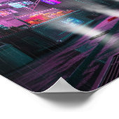 Poster Allée Cyberpunk (Coin)