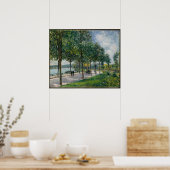 Poster Allée de Châtaigniers, beaux-arts, (Cuisine)