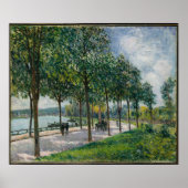 Poster Allée de Châtaigniers, beaux-arts, (Devant)