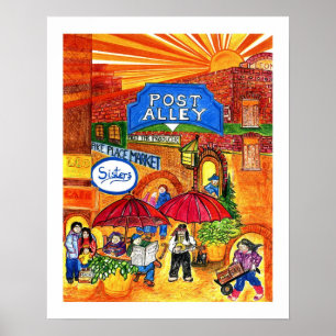 Poster Allée de courrier