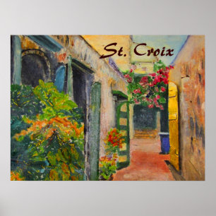 Poster Allée de St Croix