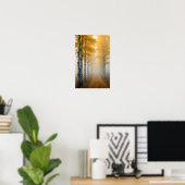 Poster Allée des bouleaux (Bureau à domicile)
