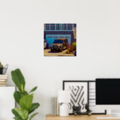 Poster Allée en or (Bureau à domicile)