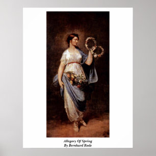 Poster Allégation Du Printemps Par Bernhard Rode