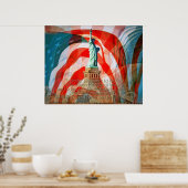 Poster Allégeance De Promesses Au Drapeau II (Cuisine)