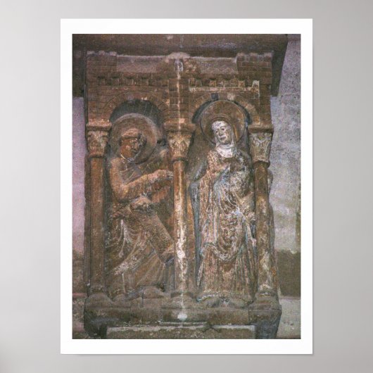 Poster Allégement d'un capital représentant l'Annonciatio (Devant)