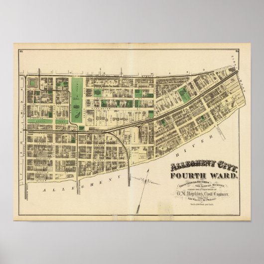 Poster Allegheny, section 4 (Devant)