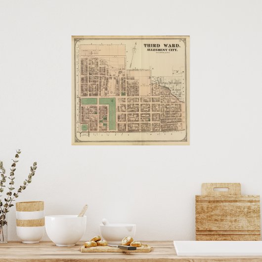 Poster Allegheny ward 3 (Cuisine)