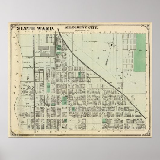 Poster Allegheny ward 6 (Devant)