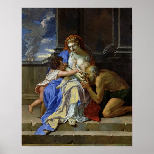 Poster Allégorie de la charité, c.1642-48 (Devant)