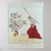 Poster Allégorie de la Commune, 1871 (Devant)