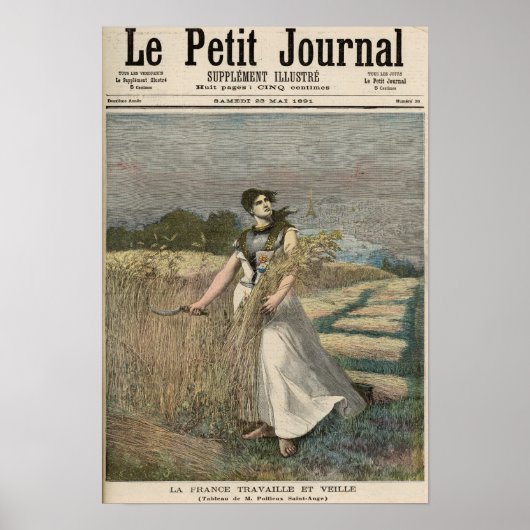 Poster Allégorie de la France (Devant)