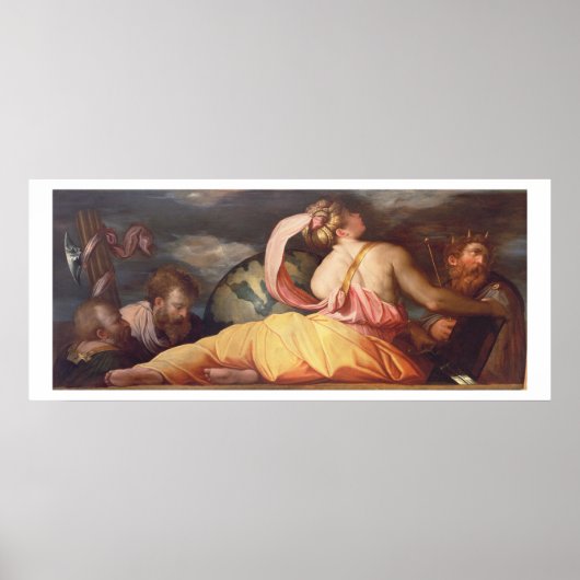 Poster Allégorie de la géographie (Devant)