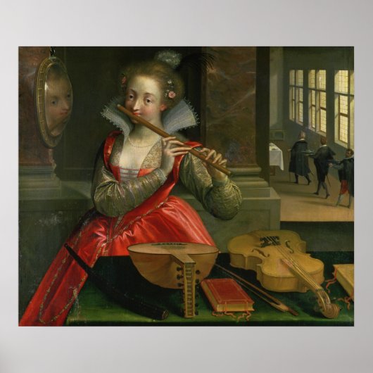 Poster Allégorie de la musique, c.1600 (Devant)