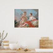Poster Allégorie de la musique - François Boucher Beaux-A (Cuisine)