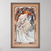 Poster Allégorie de la musique par Alphonse Mucha (Devant)