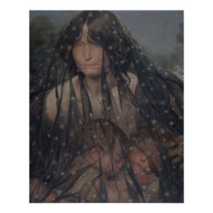 Poster Allégorie de la Nuit Brillante