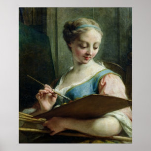 Poster Allégorie de la peinture