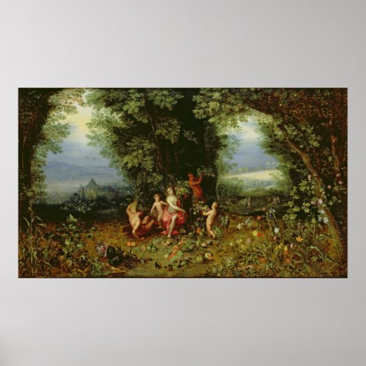 Poster Allégorie de la Terre (Devant)