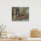 Poster Allégorie de l'Amérique, 1691 (Cuisine)