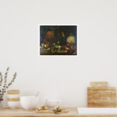 Poster Allégorie de Vanity, 1650-60 (huile sur toile) (Cuisine)