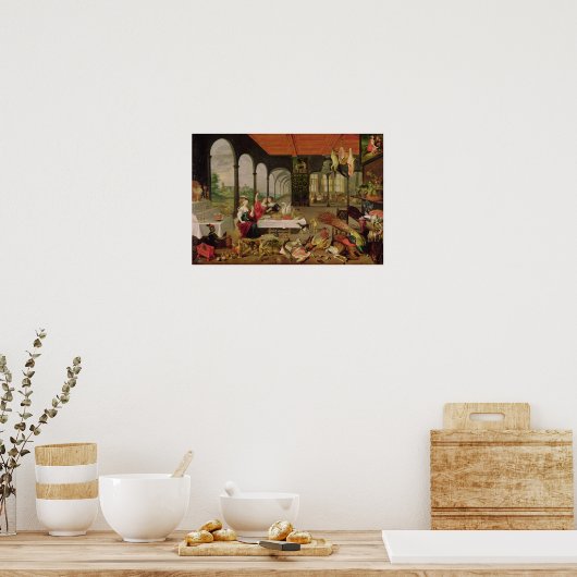 Poster Allégorie du goût (Cuisine)