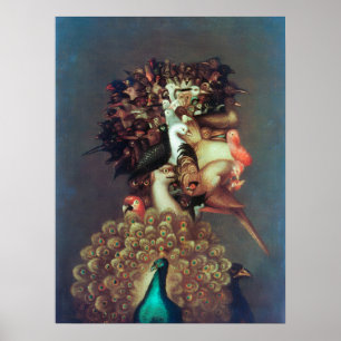 Poster Allégorie vintage de l'Air par Giuseppe Arcimboldo