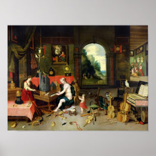 Poster Allegory of Hearing