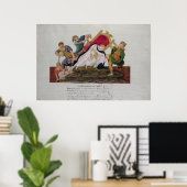 Poster Allegory of the overturning of the throne (Bureau à domicile)