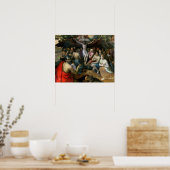 Poster Allegory of the Trinity (oil on panel) (Cuisine)