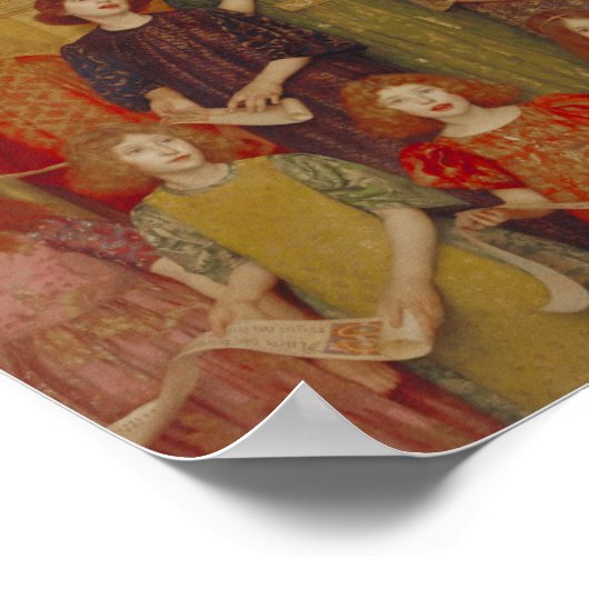 Poster Alleluia (par Thomas Cooper Gotch) (Coin)