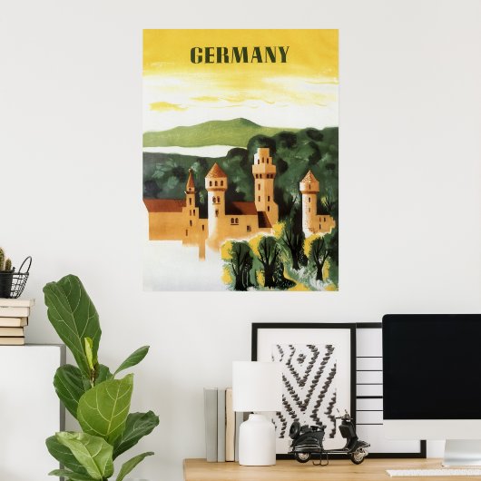 Poster Allemagne (Bureau à domicile)