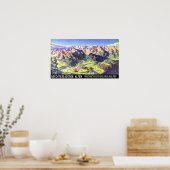 Poster " Allemagne : 2021 - Alpes Berchtesgaden Panorama (Cuisine)