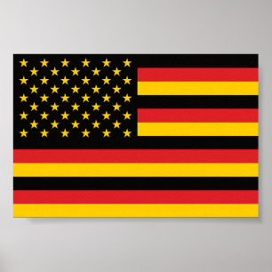Poster Allemagne Allemagne États-Unis Amérique États-Unis