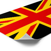 Poster Allemagne Allemagne Royaume-Uni Royaume-Uni Drapea (Coin)