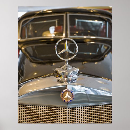 Poster Allemagne, Baden-Wurttemberg, Stuttgart. Mercedes (Devant)