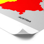 Poster allemagne carte politique (Coin)